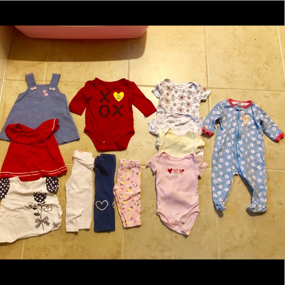 Lot Of 3-6 Month Baby Girl Clothes